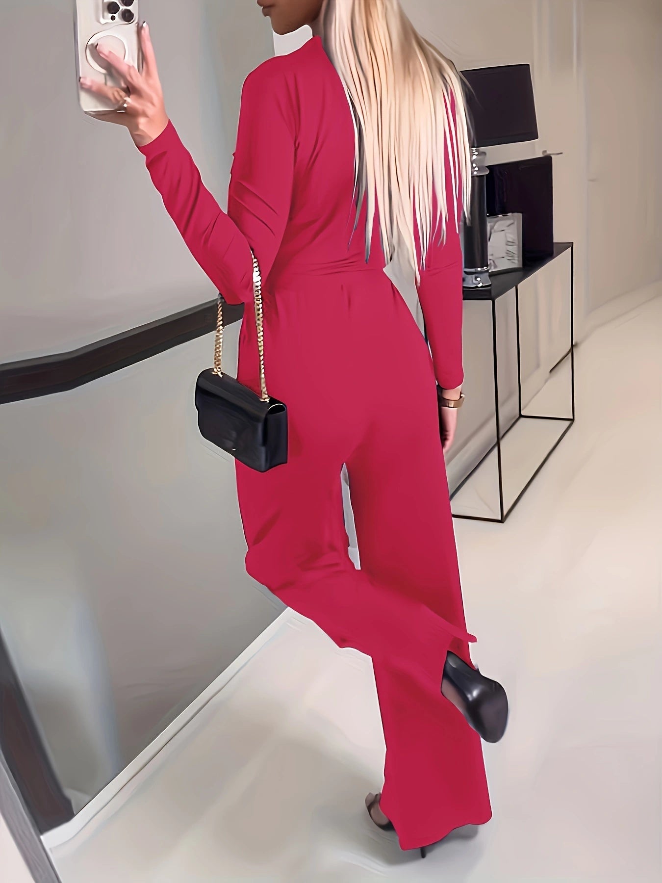 Adelaide Women's Solid V-neck